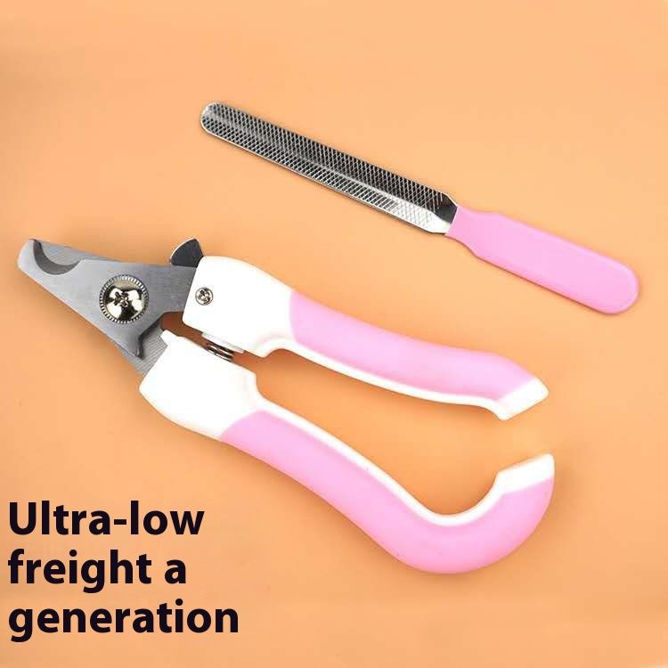 Pet scissors, cat dog nail clippers, sharp stainless steel blade, large and small pet supplies_voghion.com