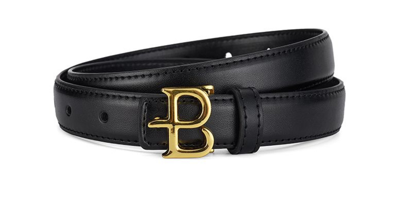 Γυναικεία ζώνη, γνήσιο δέρμα, μινιμαλιστική διακόσμηση, λεπτή ζώνη μέσης, νέο στυλ με φόρεμα, πολυχρηστικό κοστούμι, τζιν ζώνη_voghion.com