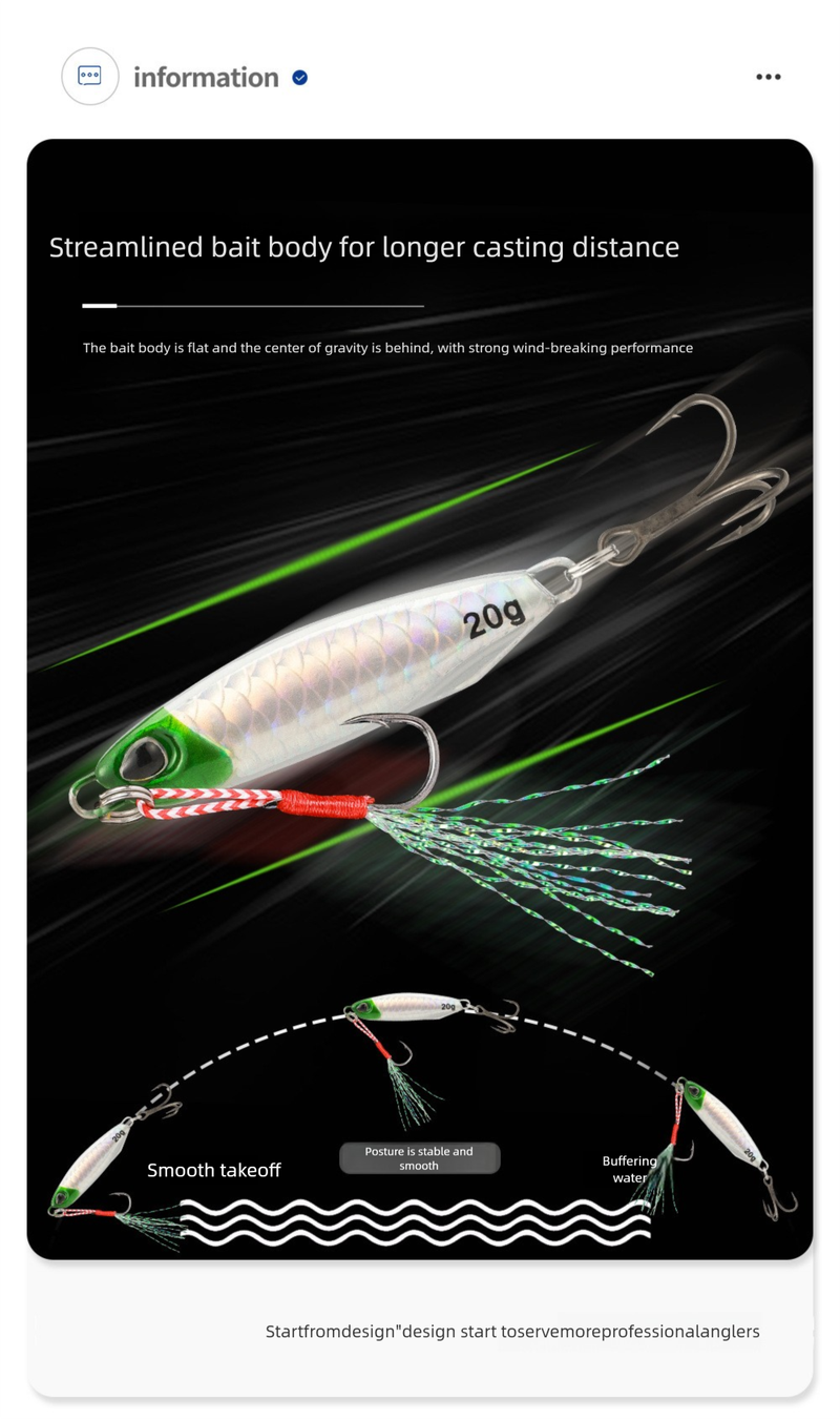 Shark Skimmer|Iron Long Casting Double Hook Iron Plate Lead Fish Lure Metal Slow Jigging Mackerel Sea Fishing Bait_voghion.com