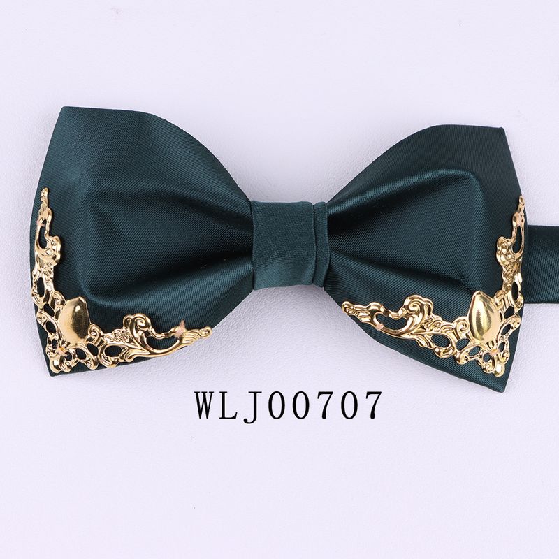 Nuovo per uomo, sposo, matrimonio, bordo in metallo, cravatta a farfalla, accessori per il collo_voghion.com