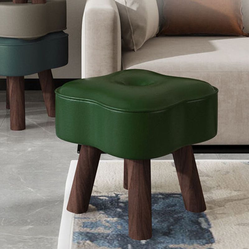 High-End-Internet-Promi-Sofa aus Massivholz für Erwachsene mit kleiner Blume, Couchtisch für Zuhause, Wohnzimmer, vierblättriger Kleeblatthocker_voghion.com