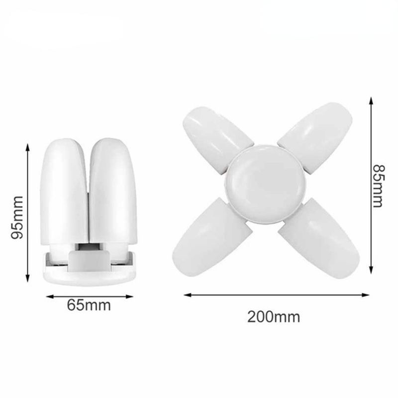 1PC E27 LED Garage Licht Verformbaren AC85-265V 28W 3800LM Decke Leuchte Lichter Werkstatt Lampe_voghion.com