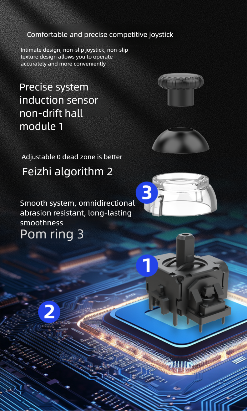 Switch2 Game Hall Trigger Joystick Computer Android PC Wireless Bluetooth Controller Steam_voghion.com