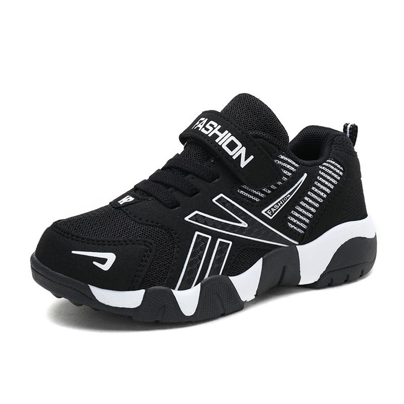 Calçados esportivos infantis de primavera e verão, cano baixo, para corrida, lazer, viagem, para meninos e meninas, malha única, oco, respirável_voghion.com