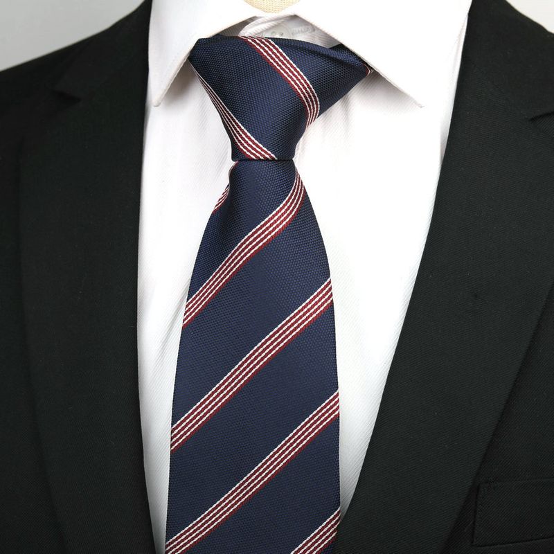 für Herren, formelles Business, trendig, Bräutigam, Hochzeit, professionelles Anzughemd, Paisleymuster, Rot, Schwarz, Blau, Handkrawatte, 8 cm_voghion.com