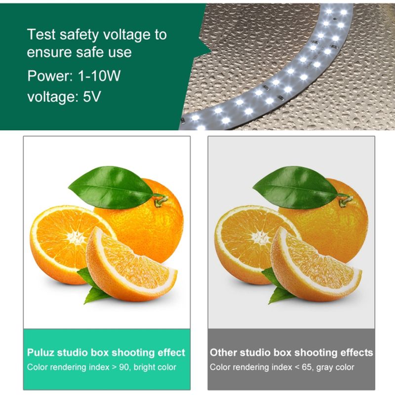 PULUZ Softbox-Set, tragbar, faltbar, Foto-Beleuchtungsmodifikator, Fotografie, neu D0C8_voghion.com