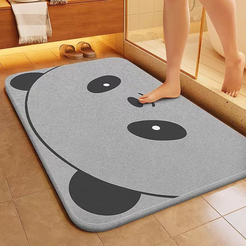 Soft Diatomite Bath Mat - Quick Absorbent & Non-Slip, Quick-Dry Toilet Door Mat, Household Carpet_voghion.com