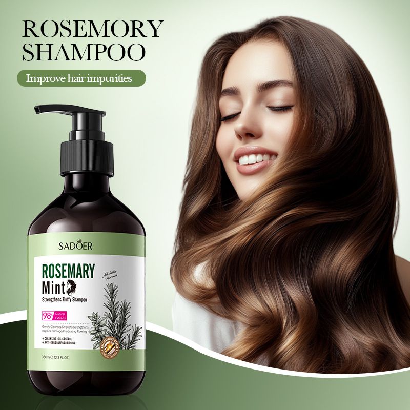Full English Mint Rosemary Volumizing Shampoo SADOER Strong Hair Wash_voghion.com