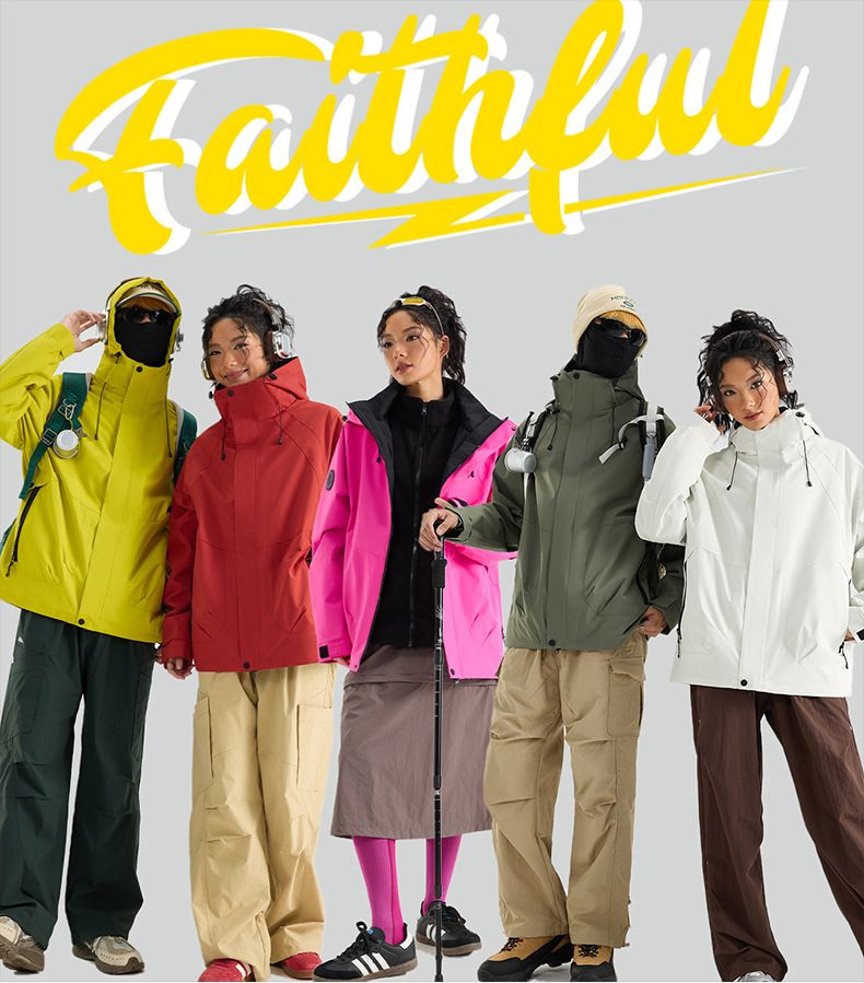 3-in-1 waterdichte winddichte fleece gevoerde jas voor heren en dames, afneembare capuchon, outdoor wandeljas met warme binnenlaag, unisex trekking regenjas_voghion.com
