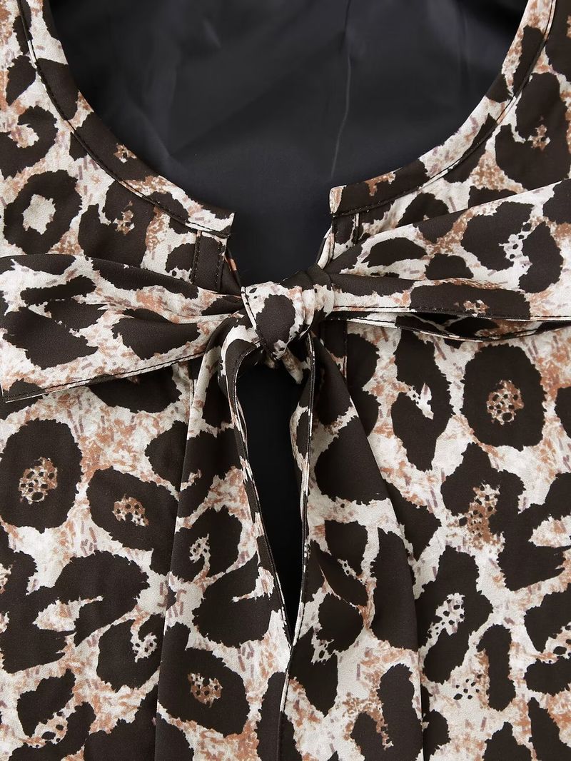 Gilet da donna con lacci modello animale alla moda slim fit primavera 2024 D16104_voghion.com