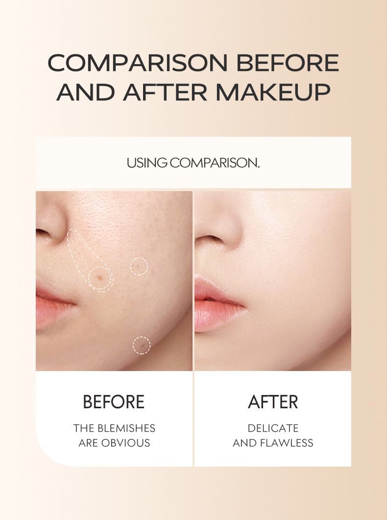 Fondotinta liquido High Gloss, correttore Oil Control, BB Cream, illumina il colore della pelle, trucco viso inglese_voghion.com