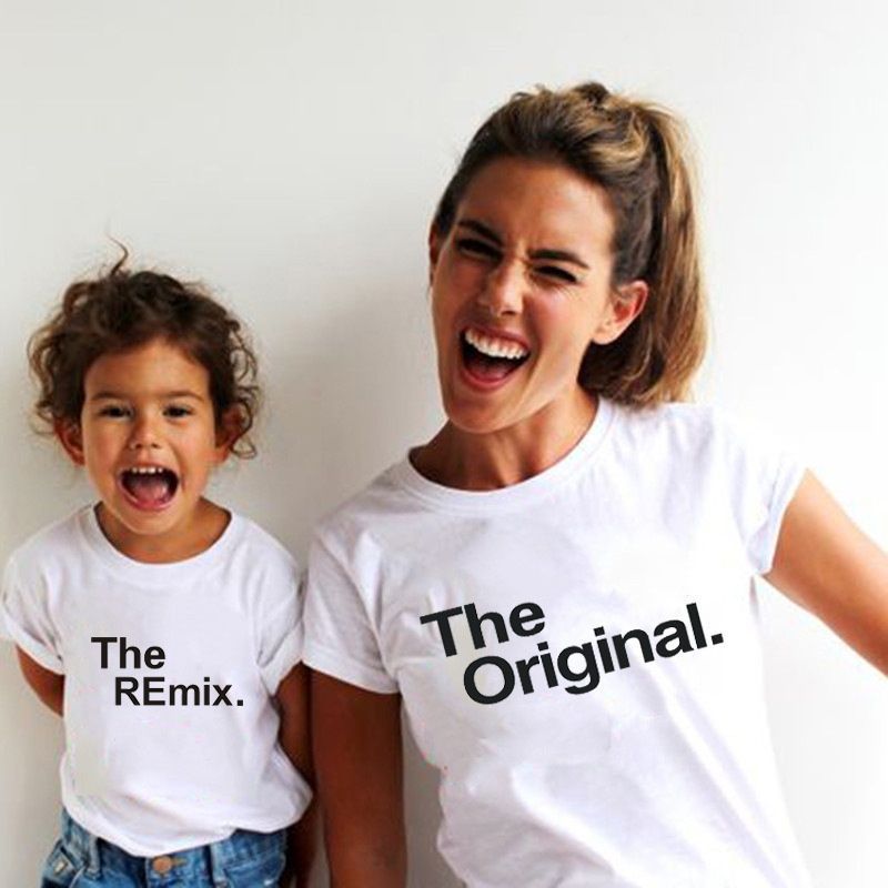 Kopieren und Einfügen von Eltern-Kind-Outfits für dreiköpfige Familie, Vater und Sohn, Mutter und Tochter, kurze Hose aus reiner Baumwolle_voghion.com