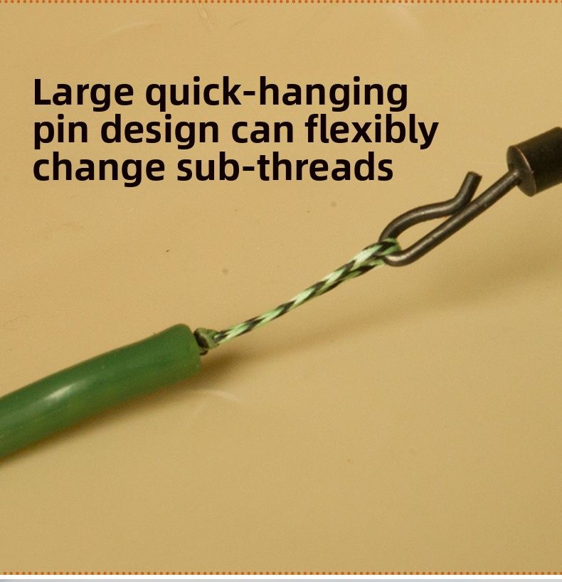 Bottom Full Set Beads Diamond Shape Reverse Ground Lure Knot European Style Carp Fishing Rig_voghion.com