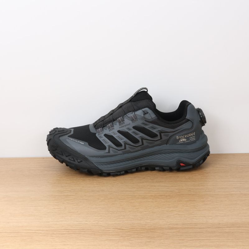 Zees Canada Rear Button Waterproof Anti-Slip Wear-Resistant Shock-Absorbing Mixed Terrain Outdoor Trail Hiking Running Shoes_voghion.com