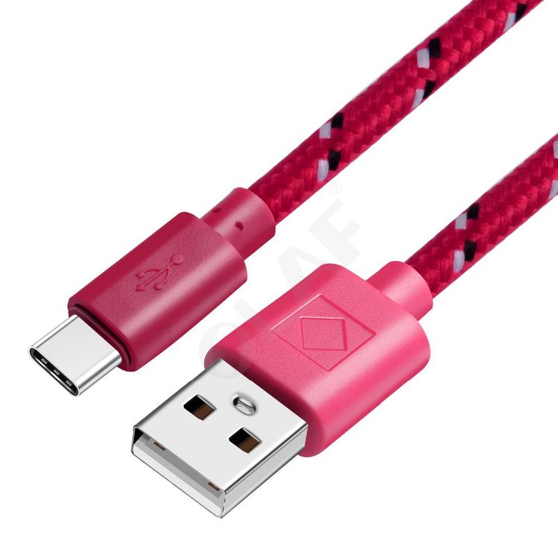 OLAF Nylon Braided Type 1M 2M 3M Data Sync Fast Charging USB C Cable For Samsung S9 S10 Xiaomi Mi9 Mi8 Huawei Type-C_voghion.com