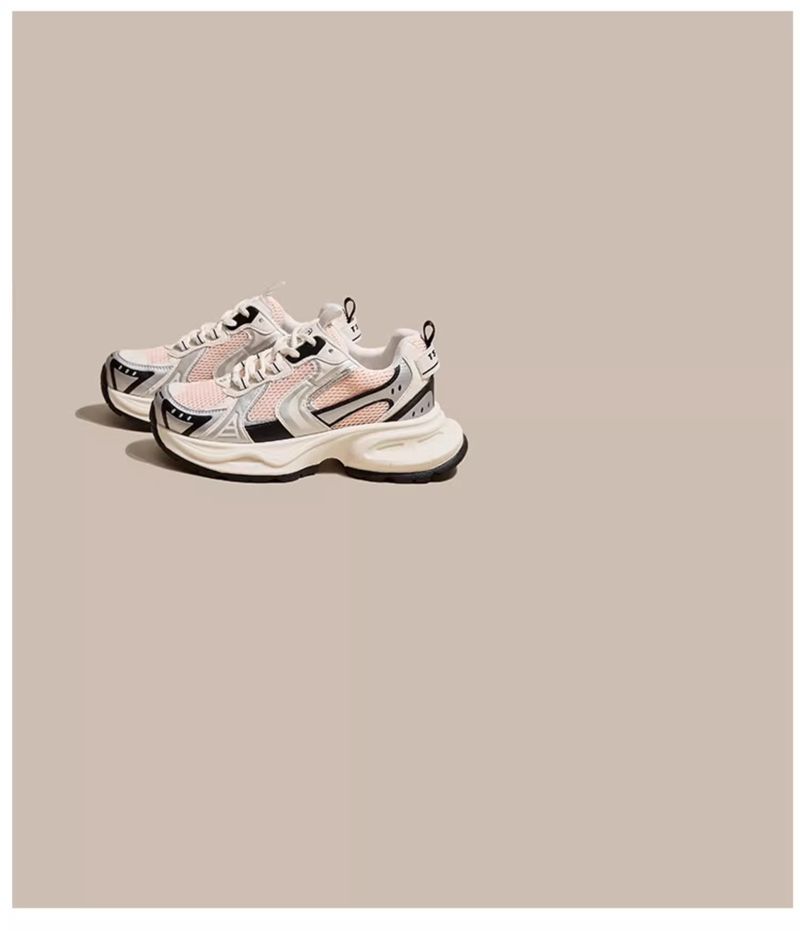 2024 Primavera Cuatro Estaciones Zapatos de papá Muestran Zapatos de papá pequeños Aumento de altura de mujer Fondo grueso Pequeños blancos Deportes Ocio Fresco Forrest Gump_voghion.com