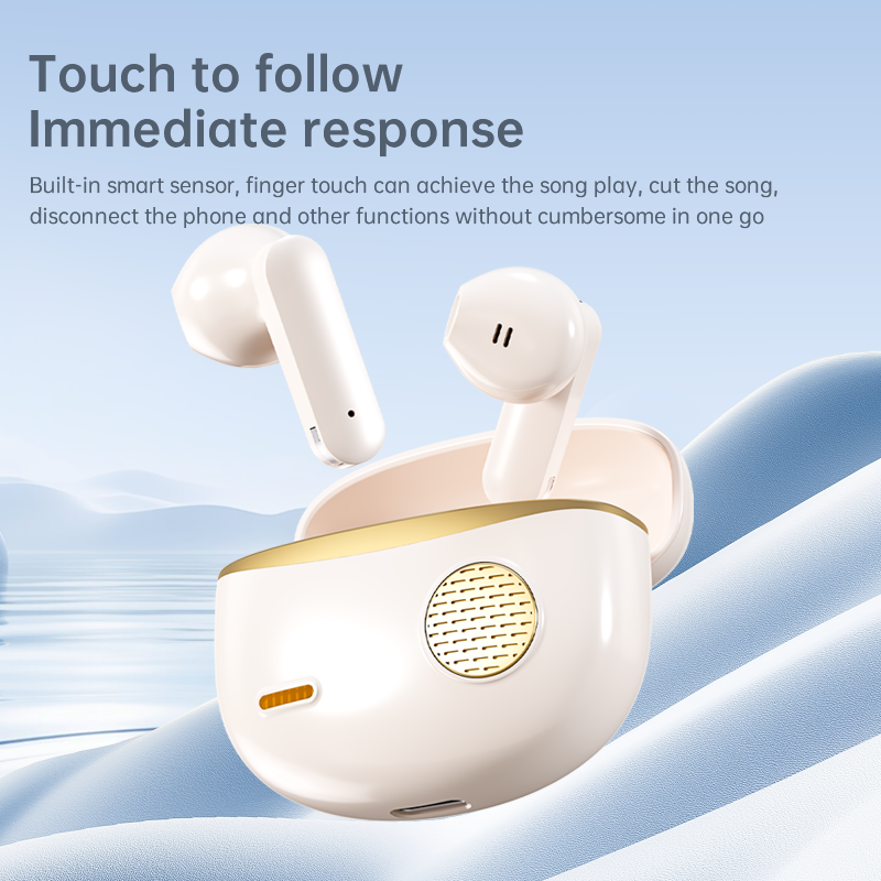 Écouteurs intra-auriculaires sans fil avec qualité sonore HIFI, son stéréo, connexion automatique, réduction du bruit haute définition et longue durée de vie de la batterie_voghion.com