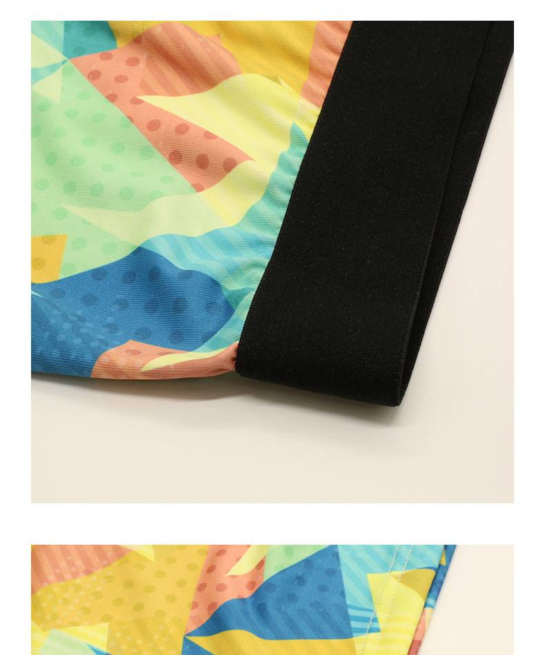 NOKO 3-pack Men's Underwear Novelty Digital Printing Breathable Stretch Sports Lengthened Trouser Legs Large Size Comfortable Boxer Briefs_voghion.com