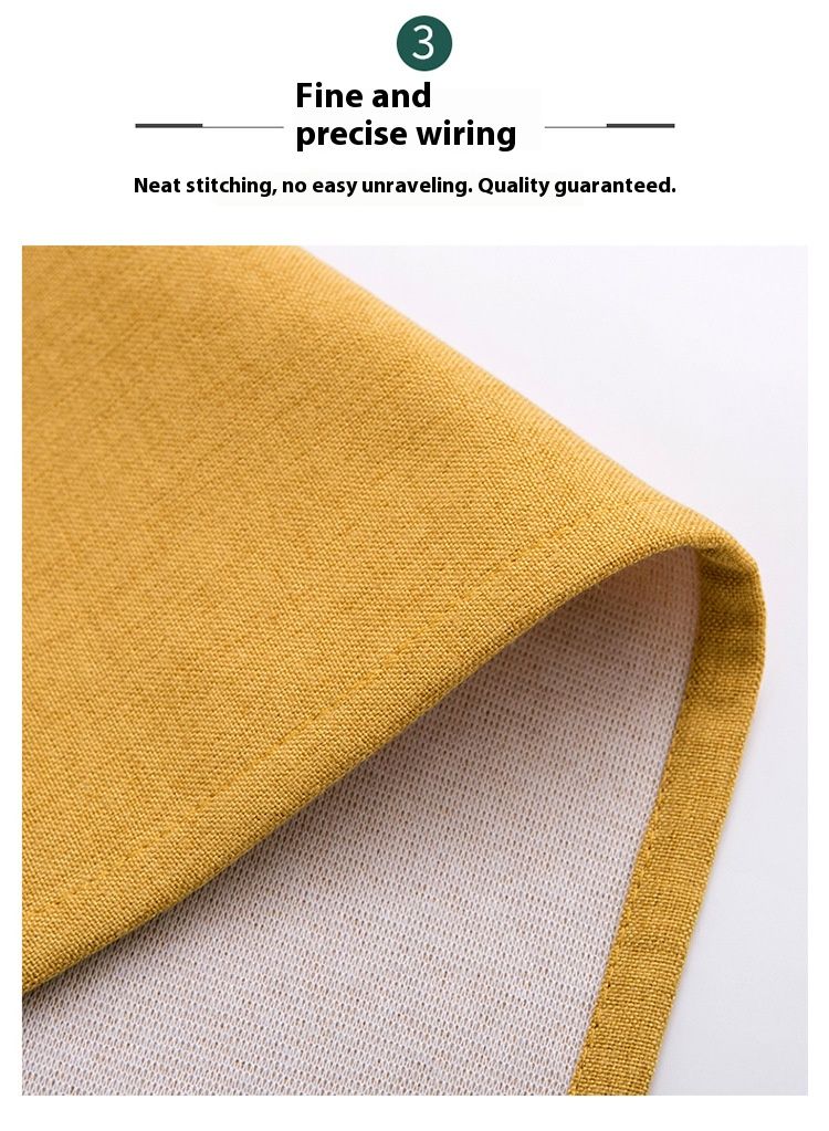 Küchenschürze mit Kreuzrücken und Taschen – Ölbeständiges Polyester, verstellbar, leuchtendes Gelb, elegantes Grau, zartes Blau, Mint_voghion.com