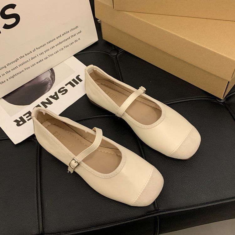 Scarpe da ballo Gentle Evening Breeze da donna, stile fata, con punta bassa, per primavera e dolce temperamento_voghion.com
