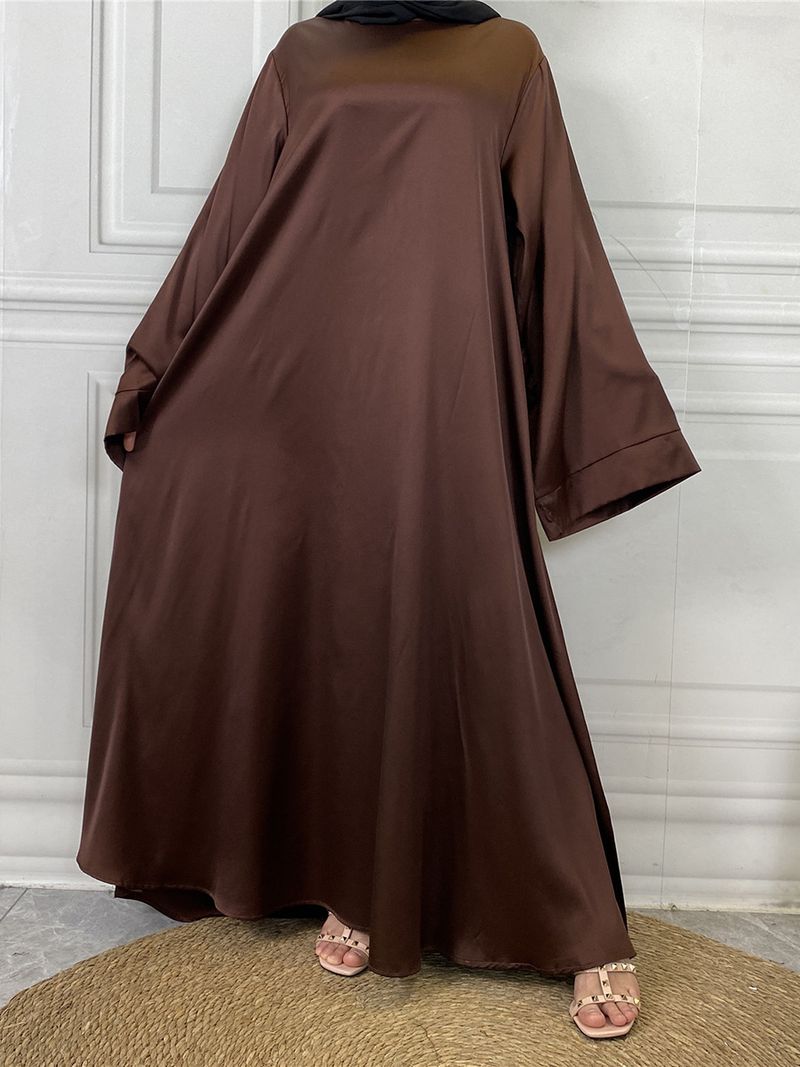 Yeni Müslüman Türk Abayas Jalabiyat Kadın Ramazan Kıyafetleri Fas Kaftan Parti Uzun Elbise Arap Kaftan Saten Kadın Elbisesi_voghion.com