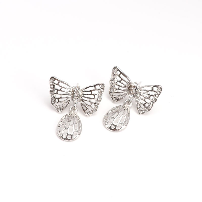 Set di gioielli da donna alla moda con collane a forma di farfalla in cristallo, collane e orecchini, stile boho, costumi da festa_voghion.com