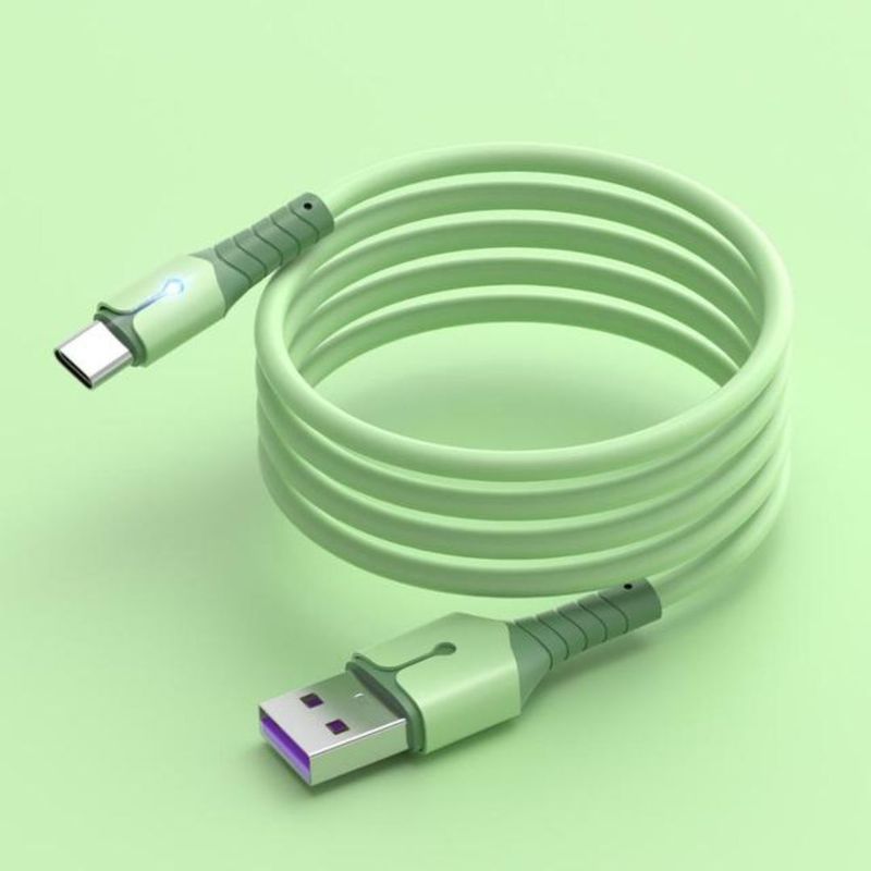 5A USB-C Blei Für Samsung Huawei Typ C Lade Schnelle Ladegerät Telefon Kabel SiliC_voghion.com