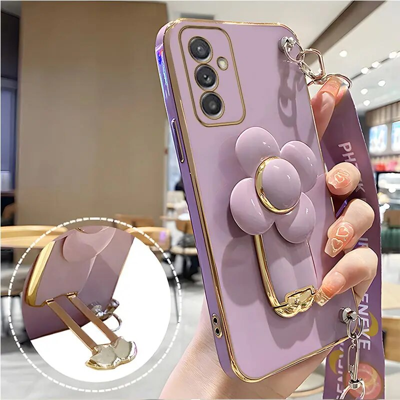 S24plus Husă cu cureaua rotativă pentru moara de vânt pentru Samsung Galaxy A55 A15 A25 A35 A04E 4G 5G A24 Plus Husă a 35 25_voghion.com