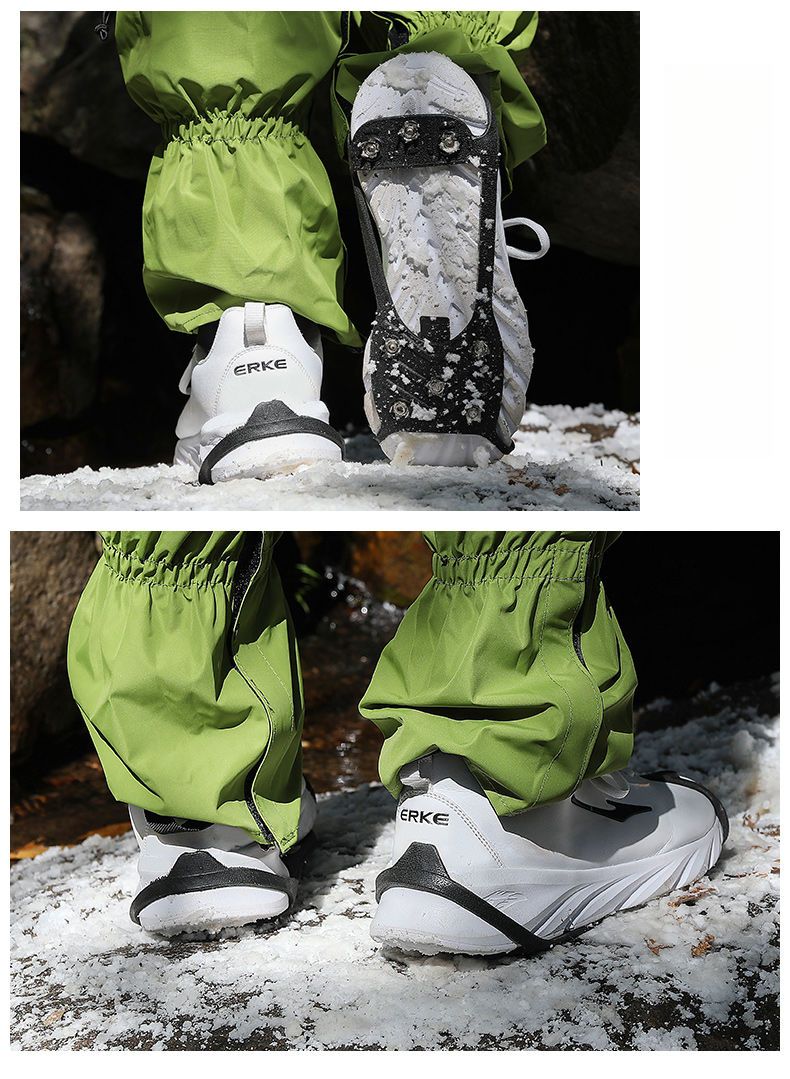 Non-Slip Snow Spikes Ski Road Anti-Slip Ice Grips Shoe Covers Base Chains Mountaineering Essential Outdoor_voghion.com