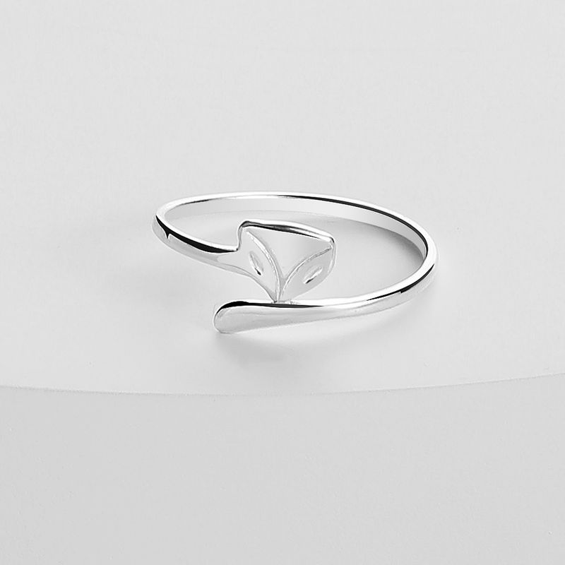 Anello a forma di serpente curvo - Design aperto in stile giapponese e coreano, anello unisex lucido per indice/mignolo, gioiello alla moda per uomo e donna_voghion.com