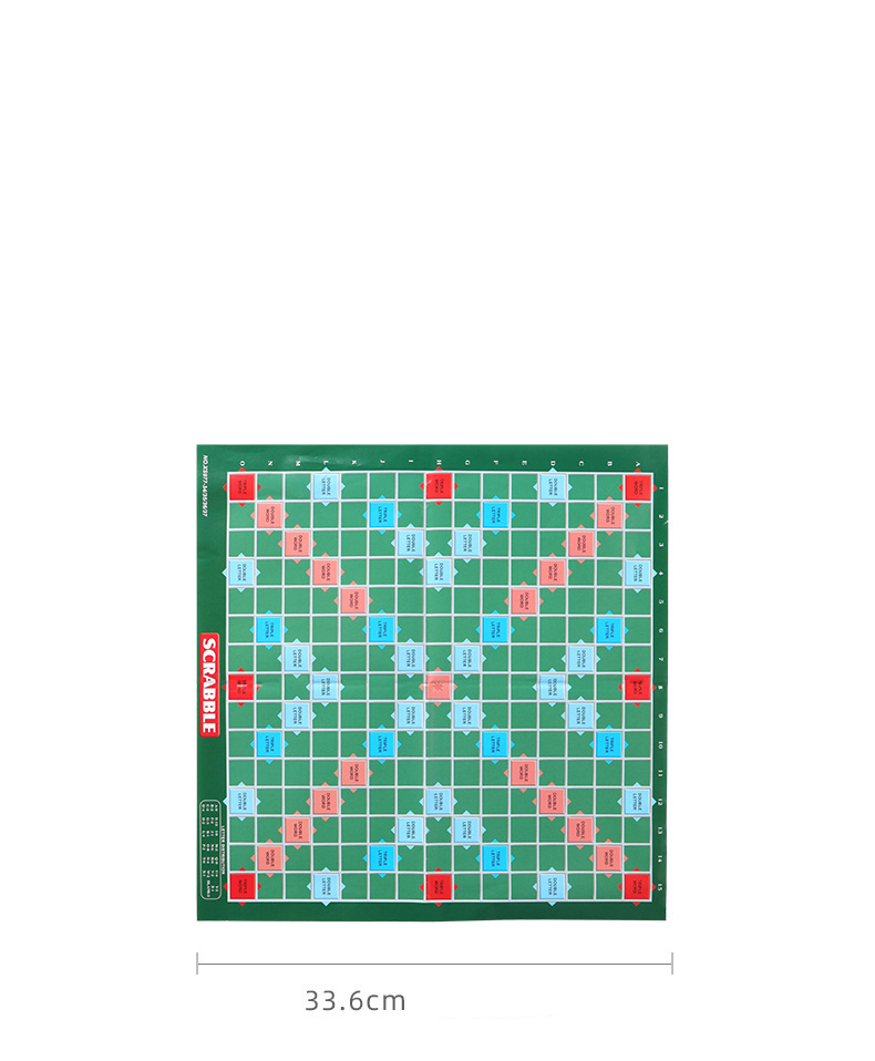 Scrabble Game English Board Game Paper Board Parent child Interactive Educational Toy Infant Scrabble Game_voghion.com