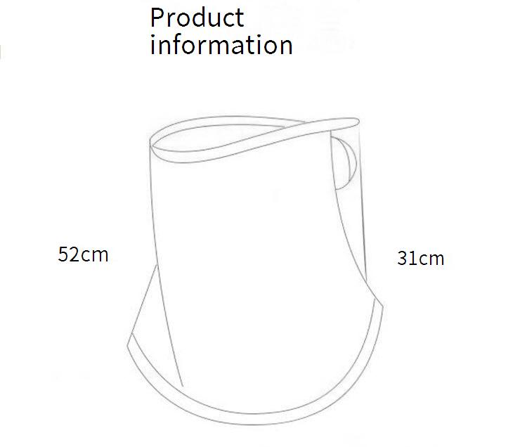 Maschera protettiva UV - Mascherina estiva traspirante in seta ghiacciata con passanti auricolari regolabili, protezione solare unisex per attività all'aperto_voghion.com