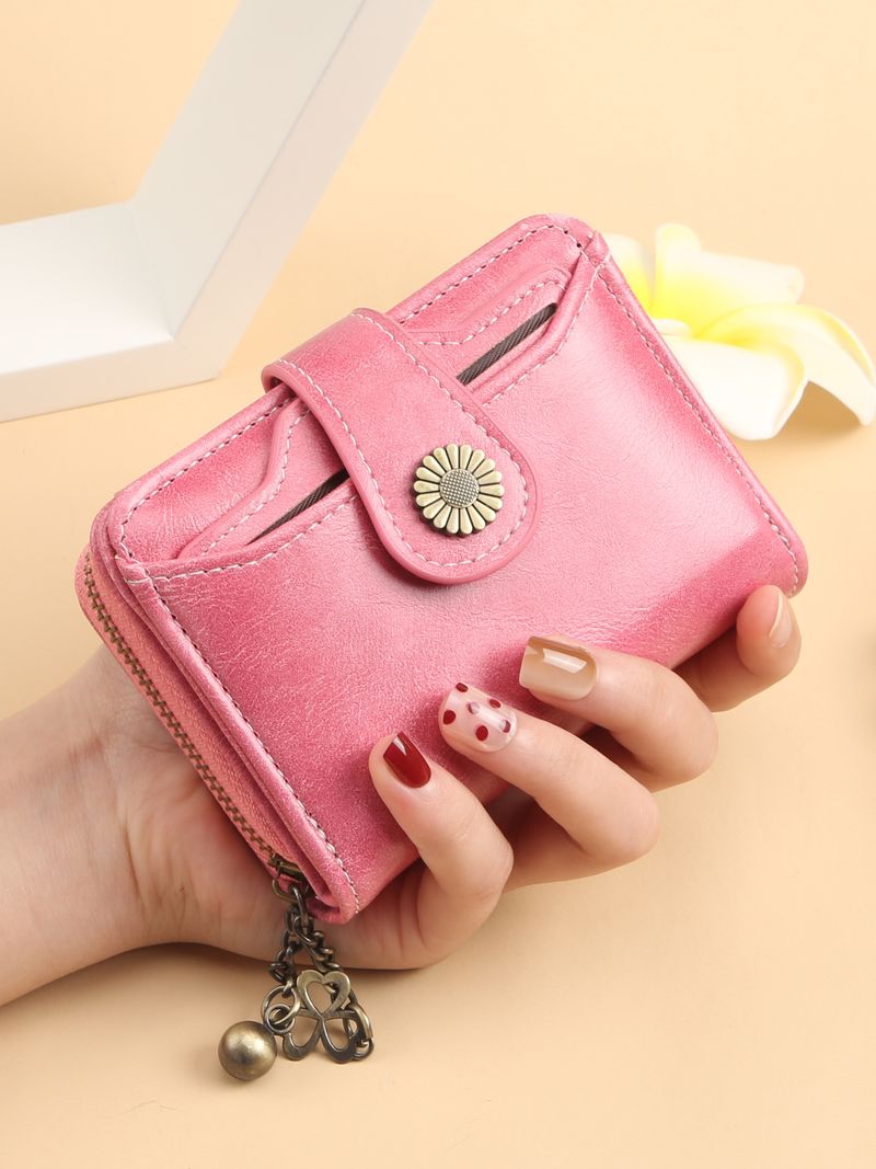 New Women's Wallet, Stylish Tassel Zipper Short-Style Wallet With Multiple Card Slots, High-End Coin Purse_voghion.com