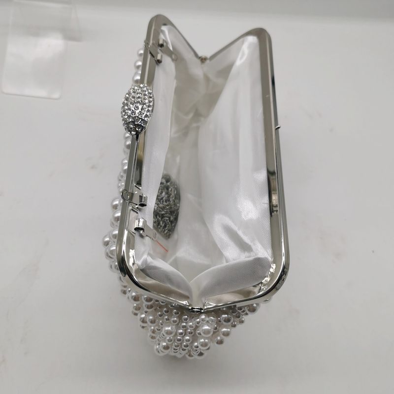 Borsa a tracolla per abito da sera con perline di diamanti intarsiate a forma di fungo di perle fresche, borsa cheongsam_voghion.com