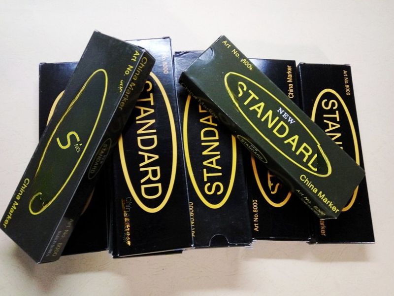 I produttori vendono la Corea del Sud STANDARD8000 penna a sfera con linea di trazione, penna a sfera con linea di trazione, penna a cera, rotolo di carta, 10 colori_voghion.com