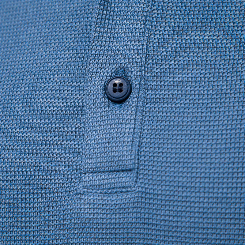 T-shirt da uomo in tinta unita con collo a gallone a maniche lunghe con sottocollo europeo autunno/inverno_voghion.com