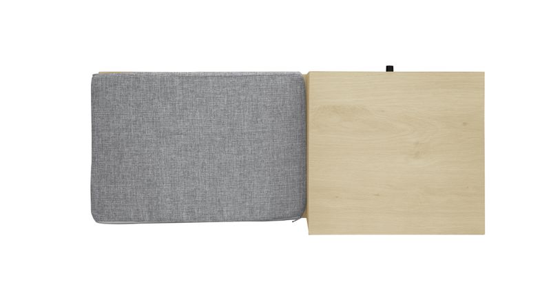 Schuhbank con rattantüren, Sitzfläche e Schublade 90x35x65cm_voghion.com