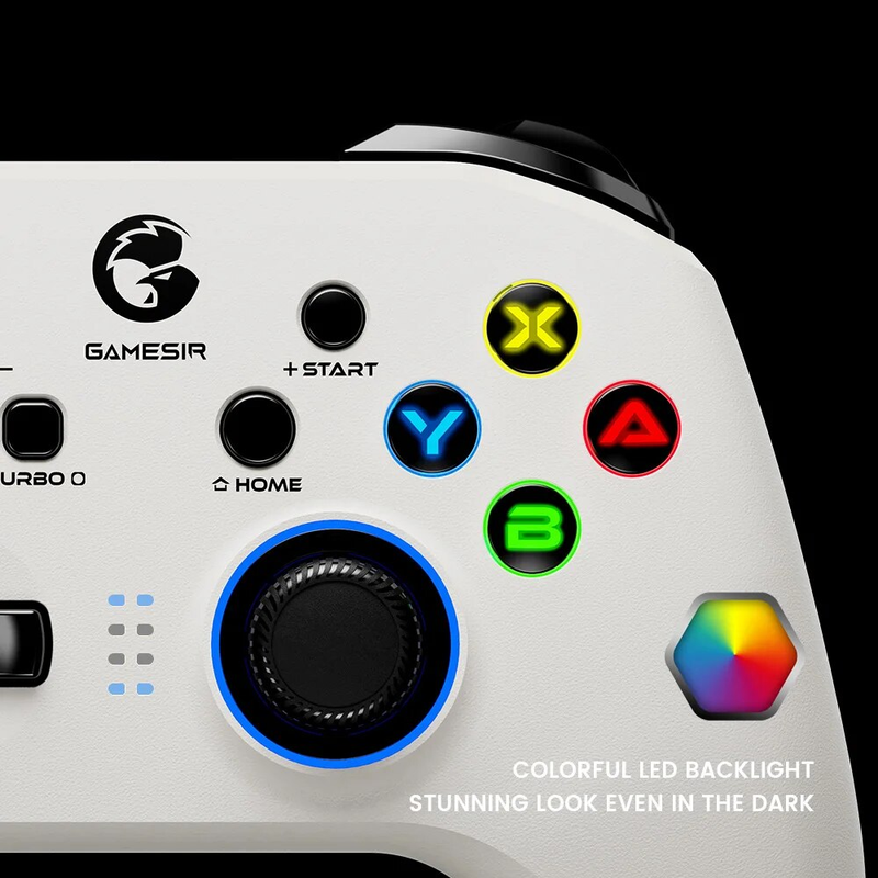 GameSir T4 Pro Version blanche contrôleur de jeu Bluetooth 2.4G manette de jeu sans fil pour Nintendo Switch PC téléphone portable Cloud_voghion.com