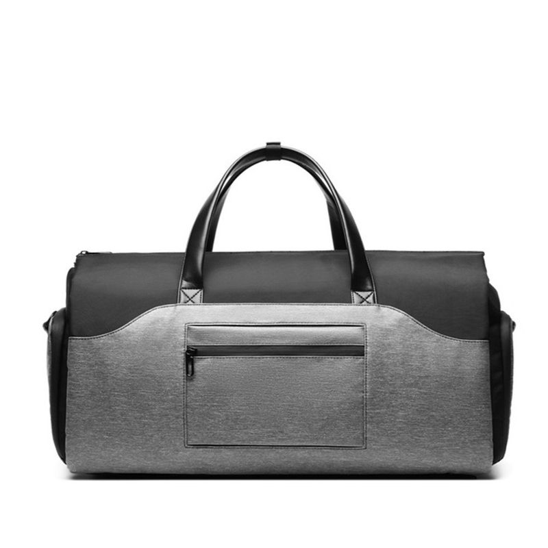 Men's Business Folding Short Trip Handheld Shoulder Waterproof Multifunctional Set Gym Bag_voghion.com