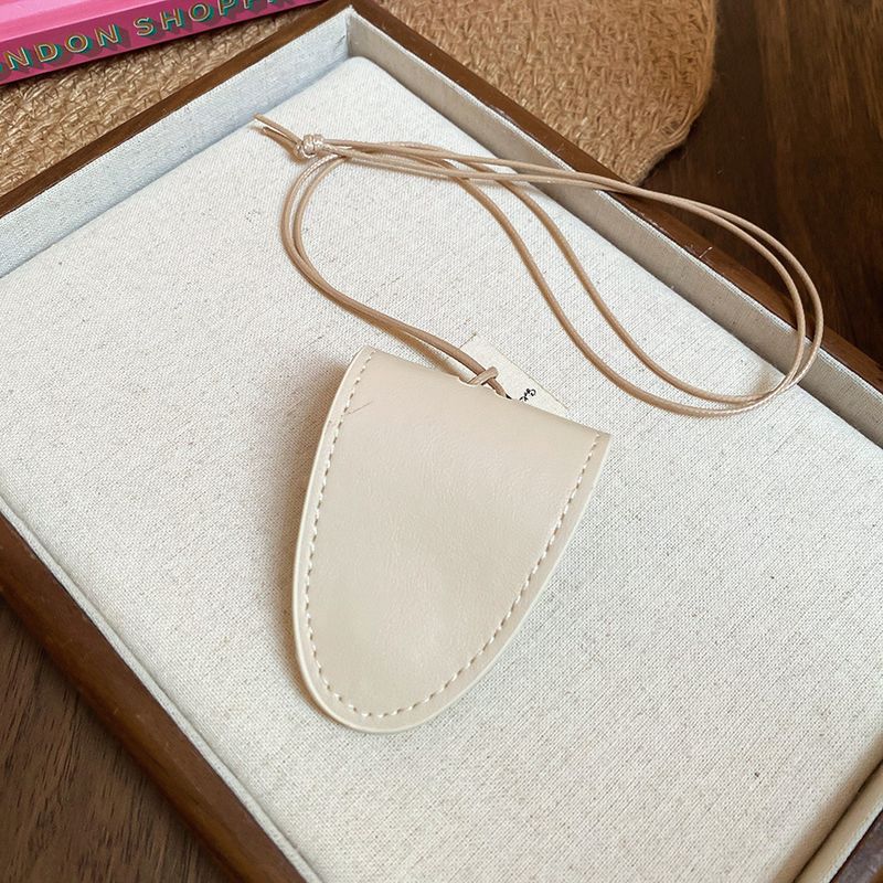 Collana con clip per occhiali da collo in pelle magnetica Dopamine, semplice e raffinata, alla moda._voghion.com