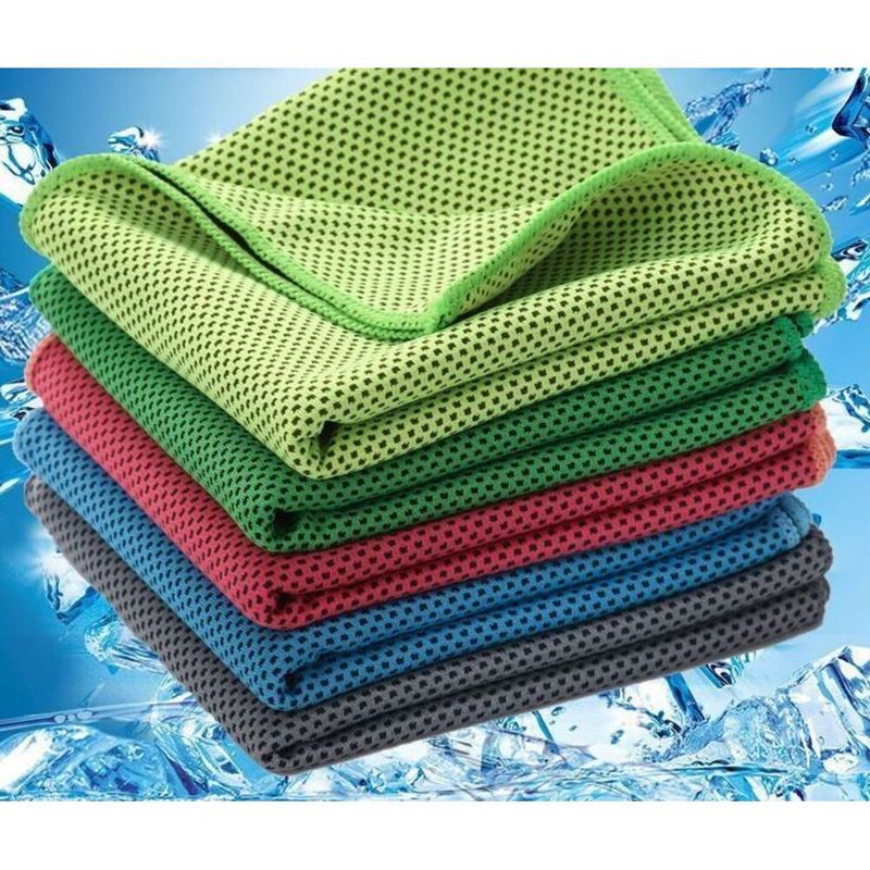 Sport Assorbimento Fitness Palestra Esterno Sudore Raffreddamento Asciugatura rapida Sensazione di freddo Ghiaccio Asciugamano Corsa Yoga_voghion.com