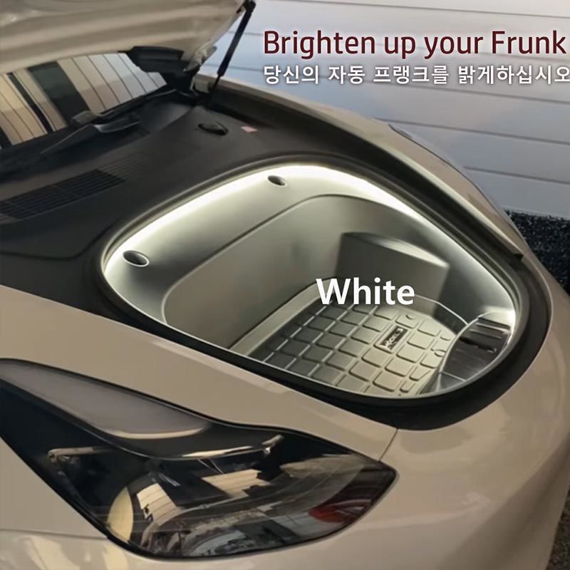 Suitable For Tesla 3/Y/S/X Front Trunk LED Decorative Super Bright Waterproof Light Strip_voghion.com