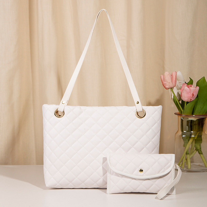Set di due pezzi per lo shopping 2022, borse a mano, moda, casual, versatili, per donna_voghion.com