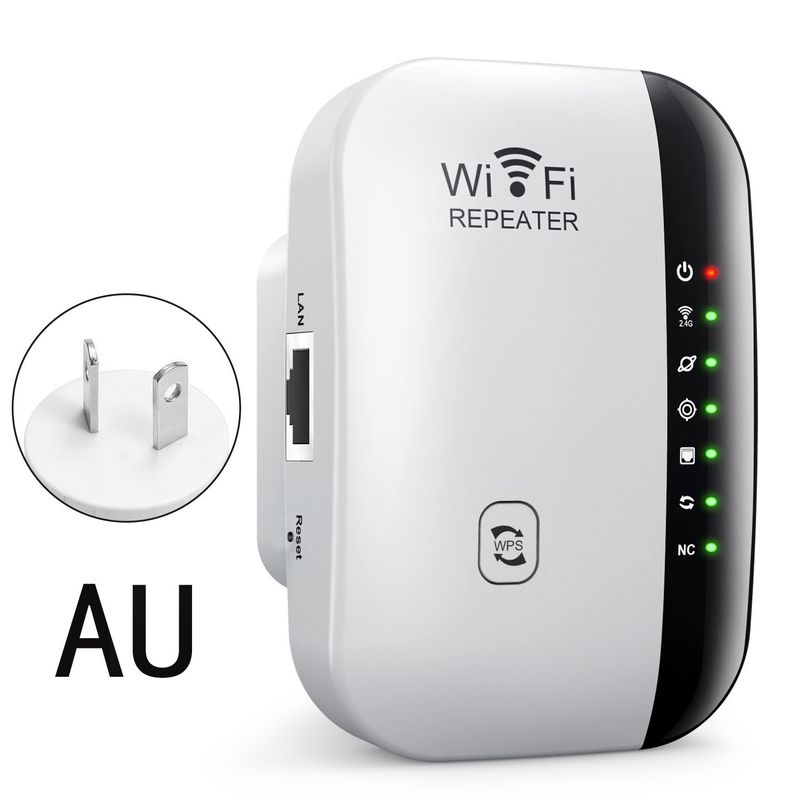 High-Power WiFi Extender - 300Mbit/s Wireless Range Expander With Fast Speed & Reliable Signal | Ideal For Large Homes_voghion.com