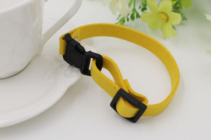 Papillon in velluto coreano, collare per animali domestici, regolabile, accessori fatti a mano con fiocco per cani_voghion.com