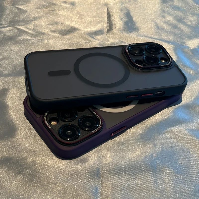 Magnetic Phone Case Magsafing Cover IPhone 13 12 15 Pro Max 14 Wireless Charging For_voghion.com