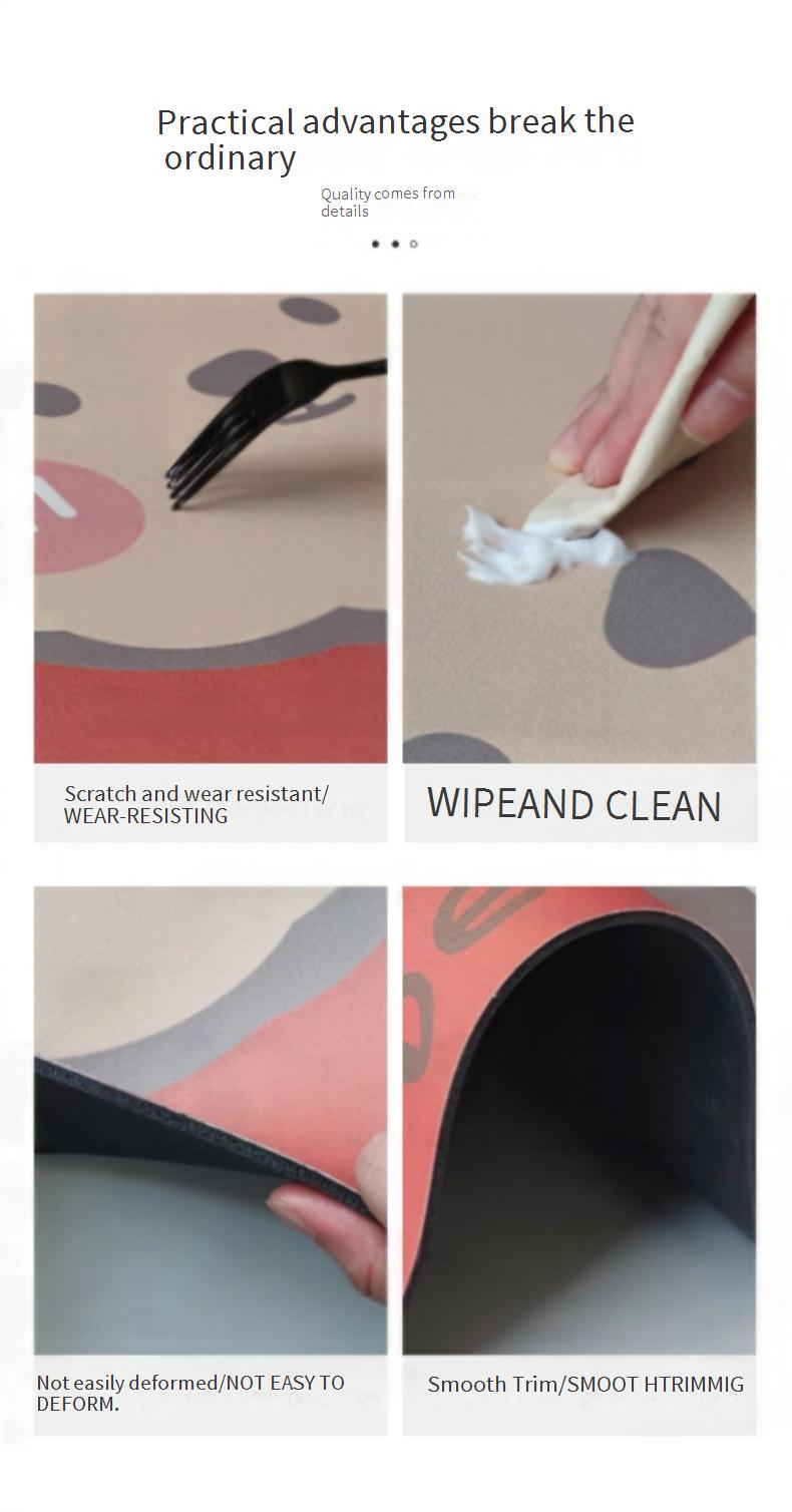 Diatomite Kitchen Sink Mat - Super Absorbent, Non-Slip & Stain-Resistant Countertop Drying Pad For Dishes, Cups & Utensils_voghion.com