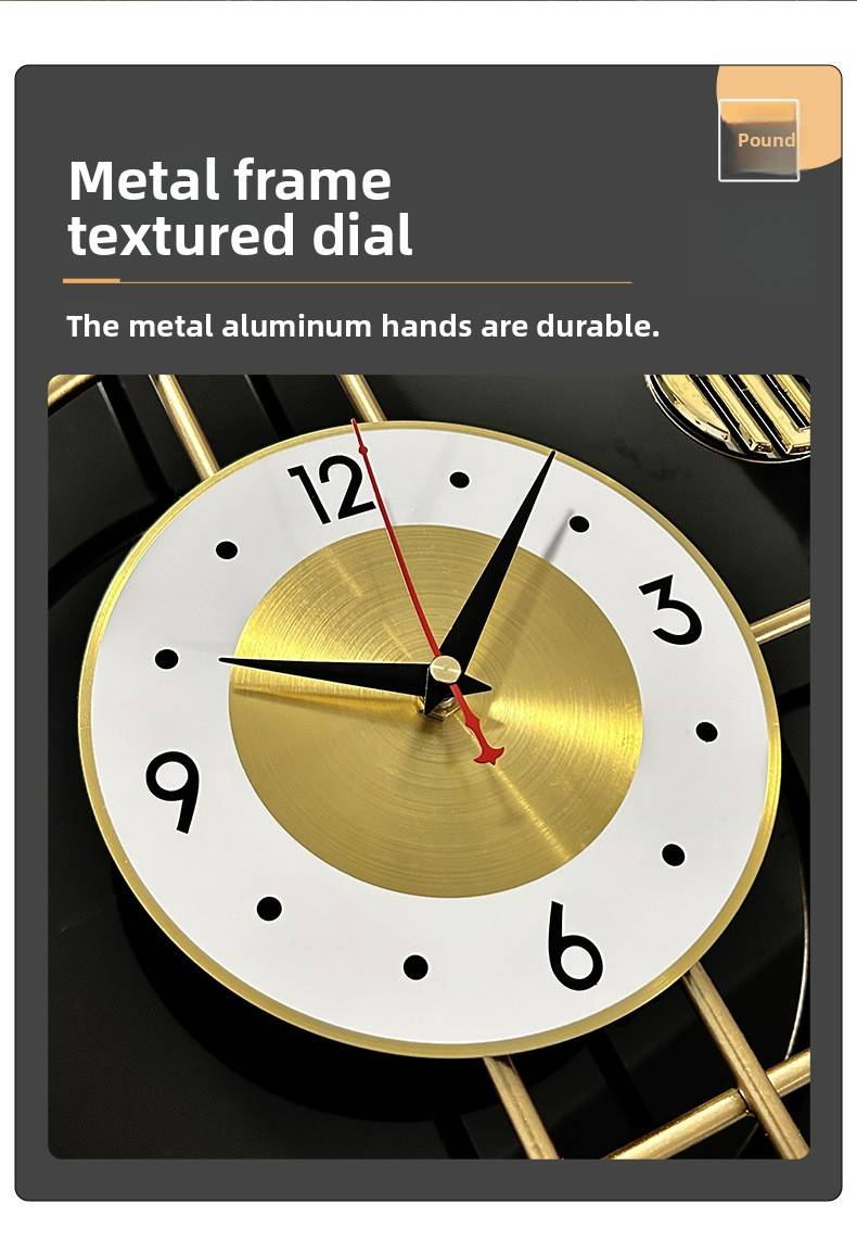 Modern Rectangle Wall Clock – Silent Sweep Movement Battery Operated With LED Backlight Option For Living Room Decor (Multiple Sizes & Styles)_voghion.com