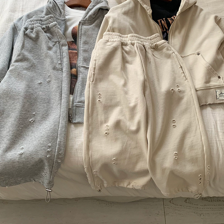 Conjunto deportivo para niño: sudadera con capucha y pantalón deportivo de dos piezas, traje deportivo de algodón suave para niño y niña (3-8 años, 100-140 cm)_voghion.com