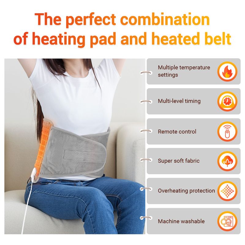 Electric Heating Blanket Foot Waist Abdomen Winter Warmer Washable Thermal Blankets Heated Artifact Pad Mat For Bed Sofa_voghion.com
